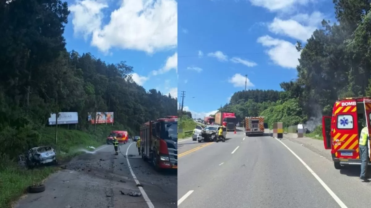 Acidente em rodovia de SC deixa duas mortes, entre elas uma criança de 11 anos