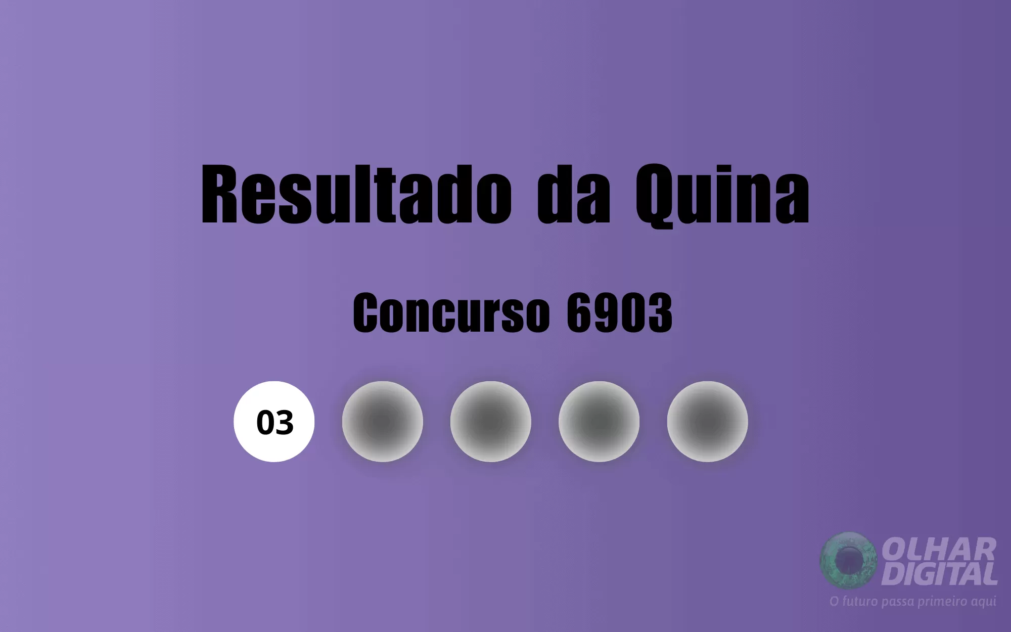 Resultado da Quina de hoje: veja números e ganhadores do concurso 6903 (segunda, 15/12)