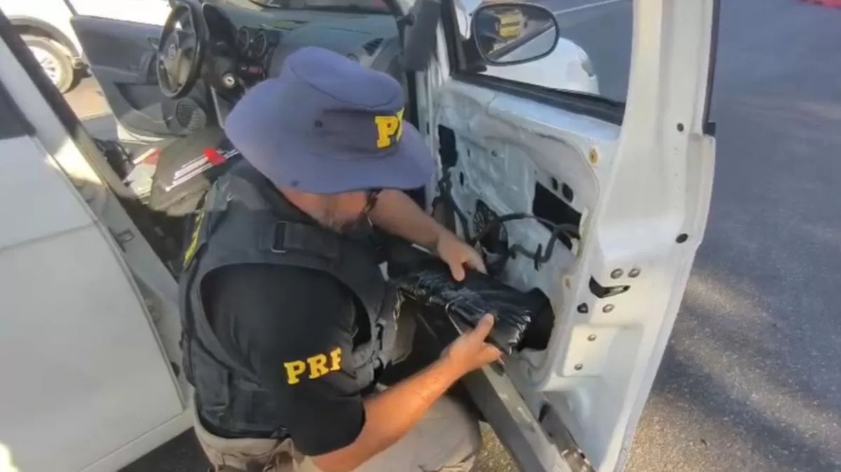 Polícia encontra grande carregamento de anabolizantes oculto em carro na BR-101, em Barra Velha