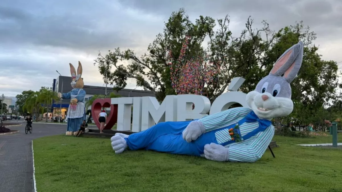 Páscoa de Timbó 2026 terá mais de um mês de atrações gratuitas no Parque Central