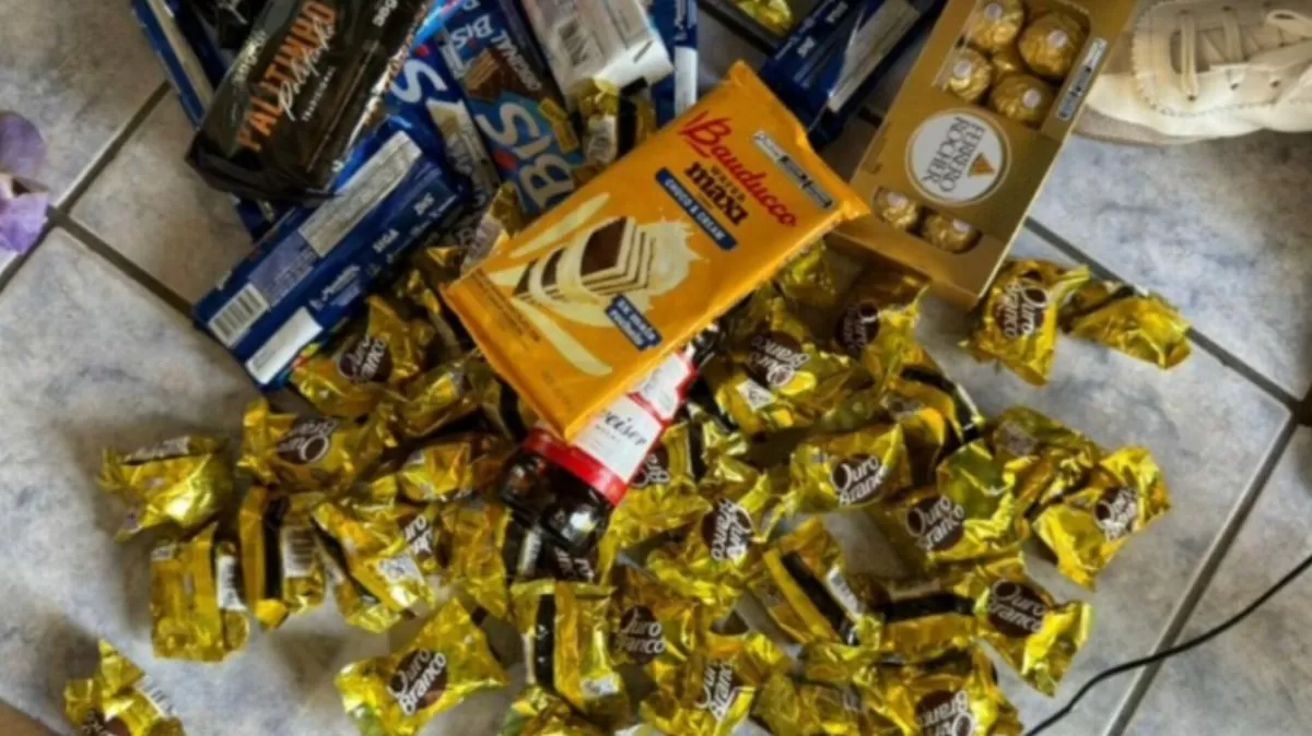 Chocolate com vidro comprado em floricultura fere criança de 4 anos em SC