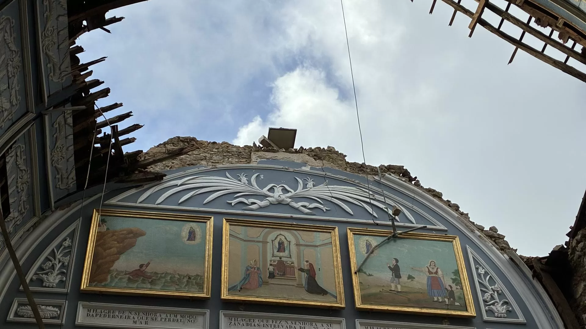 Pelo menos 185 edifícios do património religioso danificados devido ao mau tempo