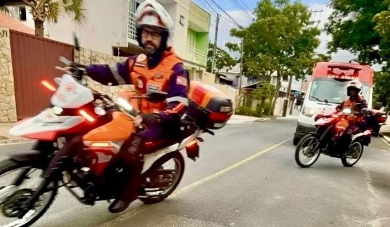 Motolâncias do SAMU chegam em quatro minutos e salvam bebê de oito meses engasgado em SC