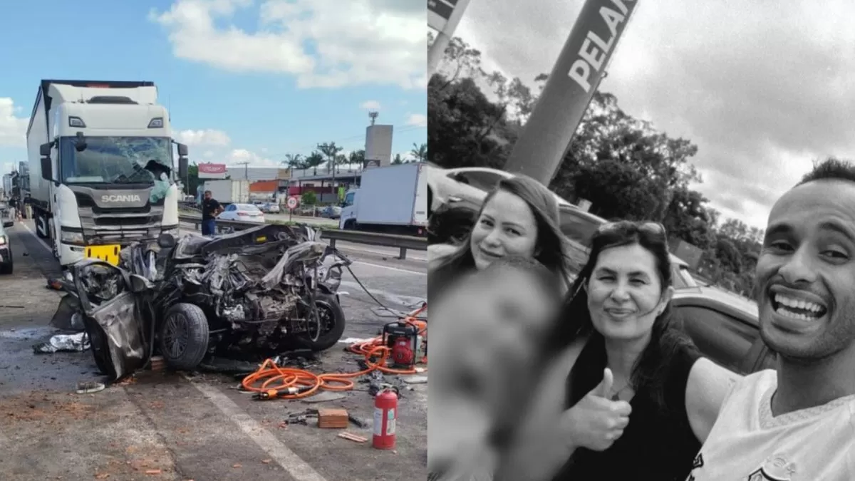 Menino recebe alta após perder pais e avó em acidente na BR-101 em Itajaí