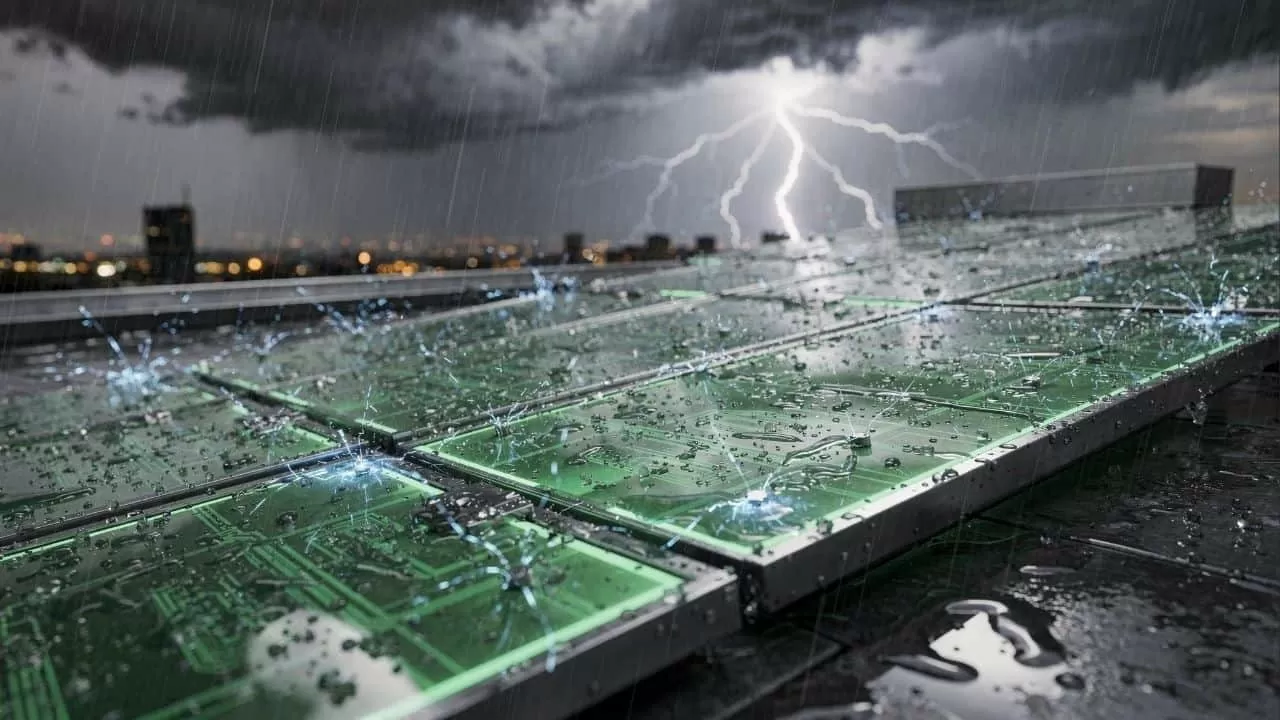 O sistema inovador que transforma pingos de chuva em eletricidade