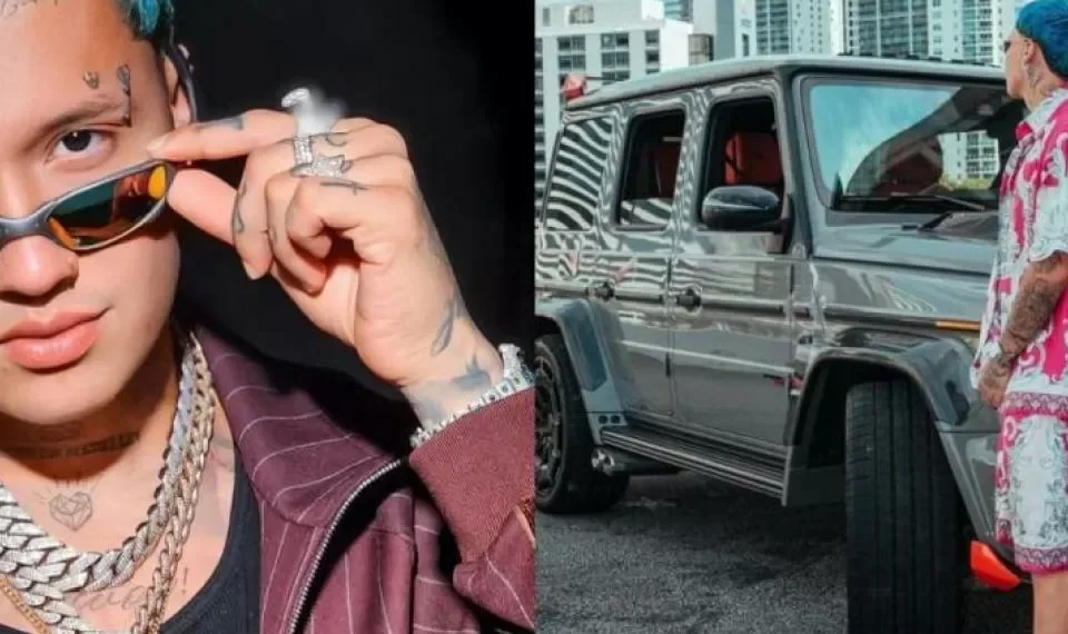Esto es lo que cuesta la lujosa camioneta que el cantante Blessd trajo a Colombia