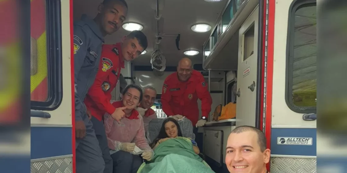 Em Indaial, bebê apressadinho nasce antes da chegada dos Bombeiros Voluntários 