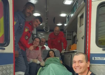 Em Indaial, bebê apressadinho nasce antes da chegada dos Bombeiros Voluntários 