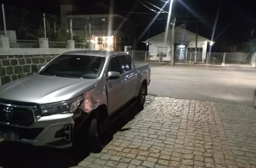 Veículo roubado em Gaspar é encontrado em Timbó; condutor fugiu do local