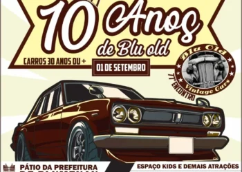 Evento Celebra 10 Anos da Blu Old Vintage Cars em Blumenau