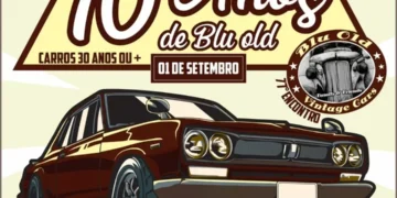 Evento Celebra 10 Anos da Blu Old Vintage Cars em Blumenau