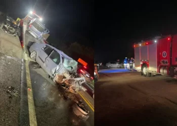 Homem e criança ficam gravemente feridos em colisão envolvendo 3 veículos em Indaial