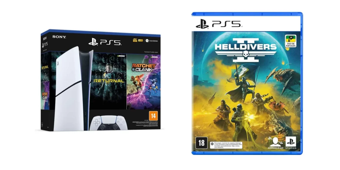 Ofertas de Natal: PlayStation 5 e games em promoção! Aproveite até 60% off!