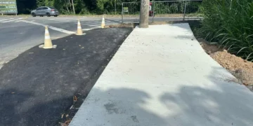 Obras na Rua Nicarágua, no bairro das Nações, em Timbó, ficam prontas em 10 dias