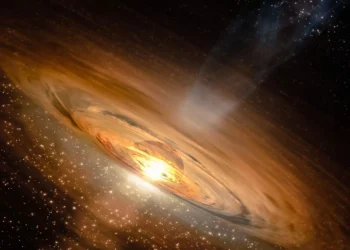 Simulação revela que rotação faz buracos negros “vazarem” energia