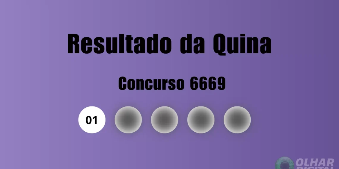Quina 6669: veja resultado de hoje, quinta-feira (27)