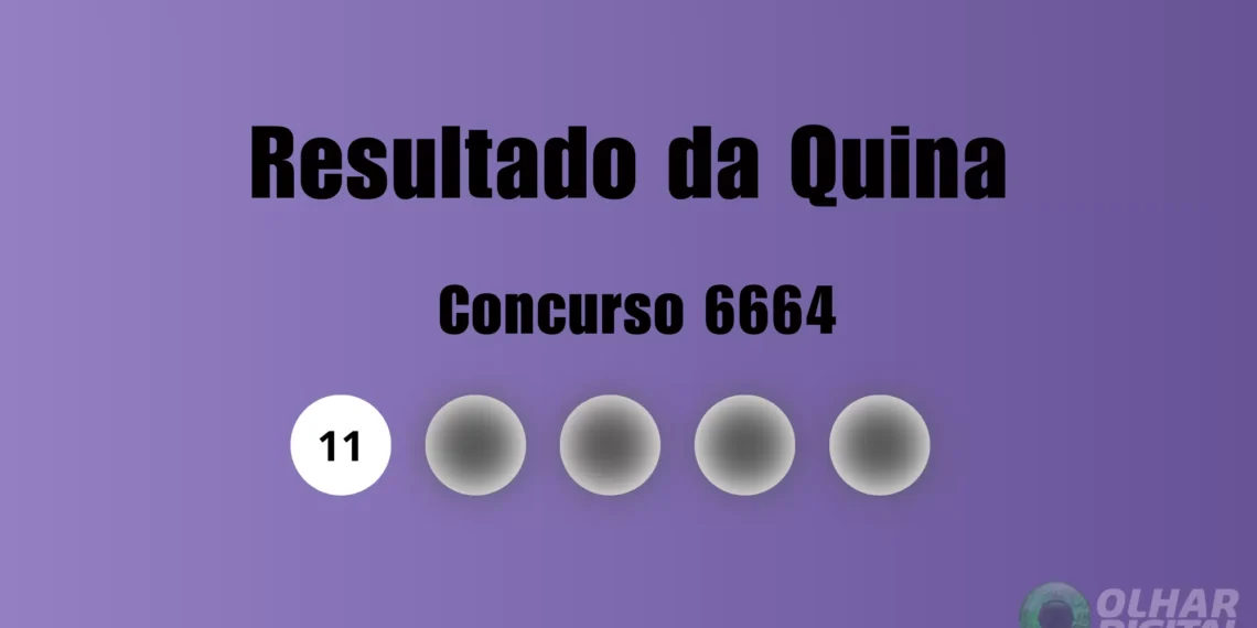 Quina 6664: veja resultado de hoje, sexta-feira (21)