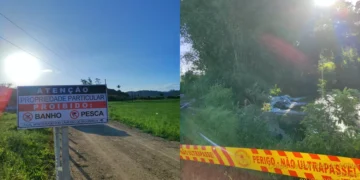 Adolescente de 15 anos morre afogado em ribeirão onde é proibido banho em Gaspar