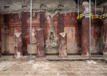 Pintura rara em Pompeia revela o papel das mulheres no culto a Dionísio