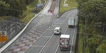 Caminhoneiro age rápido e evita tragédia ao perder freios no Paraná 