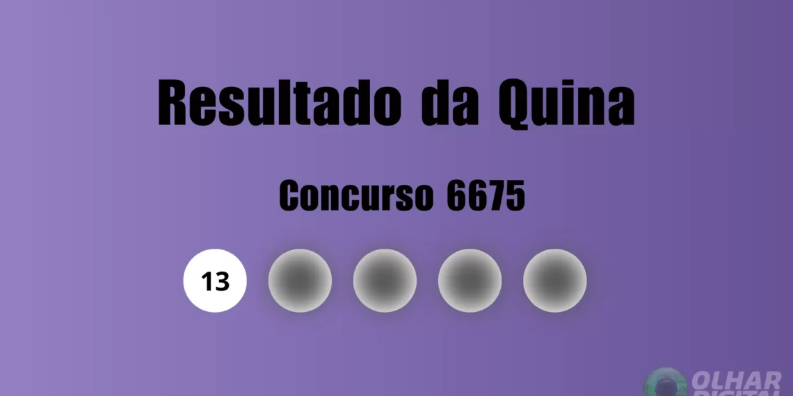Quina 6675: veja resultado de hoje, sábado (8)