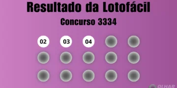Lotofácil 3334: veja resultado de hoje, quarta-feira (5)