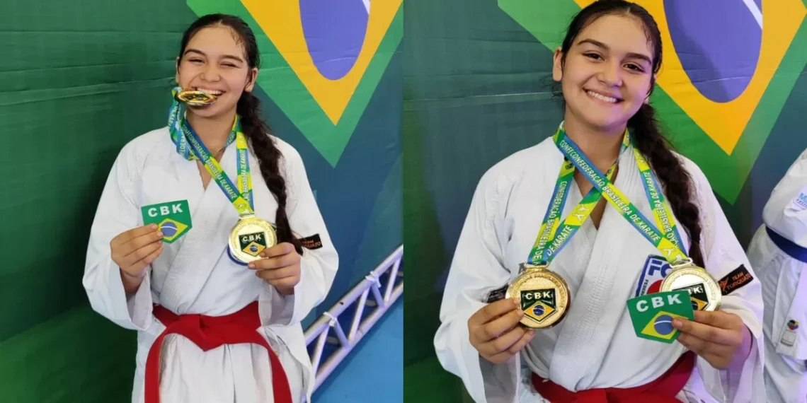 Indaialense, Hemilli Torquato faz história e conquista vaga na Seleção Brasileira de Karatê