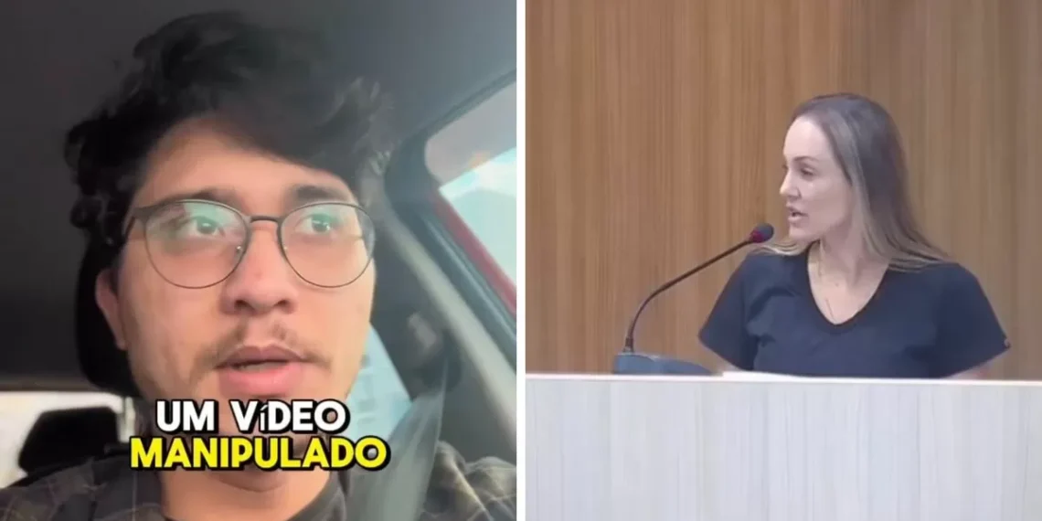 Polêmica na Câmara de Timbó: Professor denuncia possível vídeo manipulado exibido por vereadora