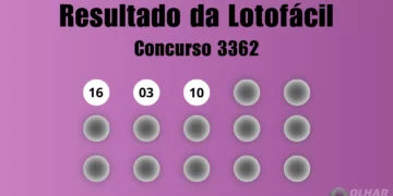 Lotofácil 3362: veja resultado de hoje, segunda-feira (07)