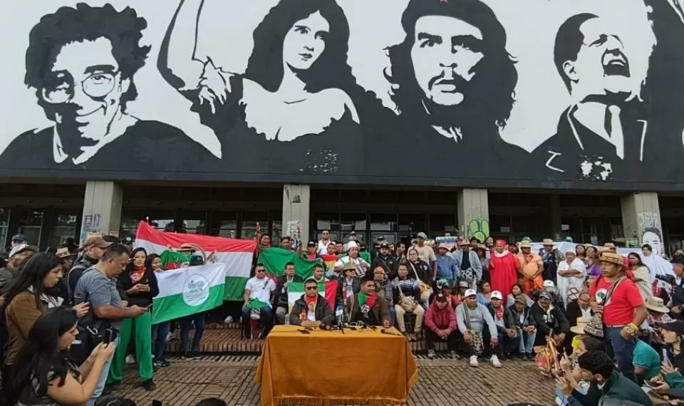 ¿Qué hace la minga en Bogotá? Los detalles de la protesta