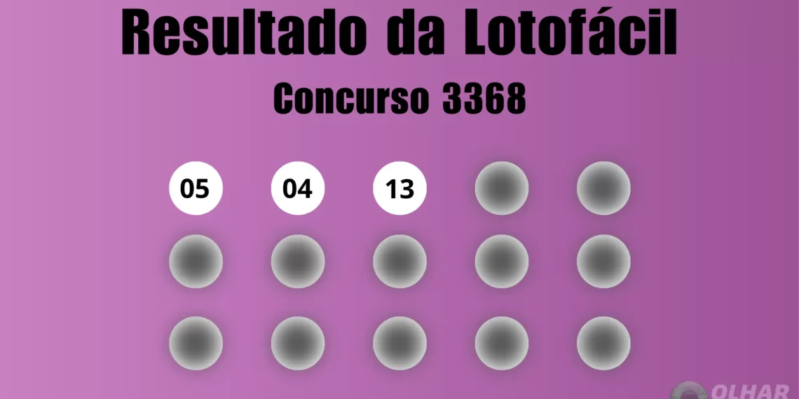 Lotofácil 3368: veja resultado de hoje, segunda-feira (14)