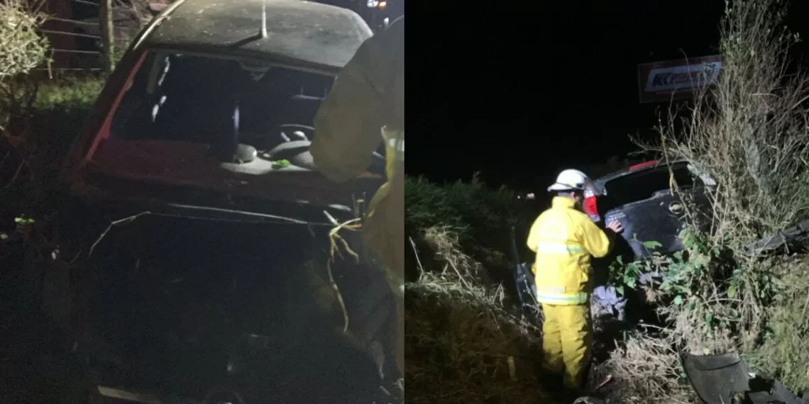 Condutor fica gravemente ferido após saída de pista na BR-470, em Indaial