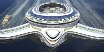 Maior que o Coliseu! Conheça a cidade flutuante em forma de tartaruga gigante