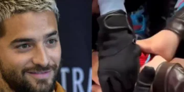 Video: fans de Maluma ‘pelean’ por una camiseta durante concierto del artista en España