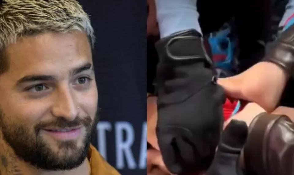 Video: fans de Maluma ‘pelean’ por una camiseta durante concierto del artista en España