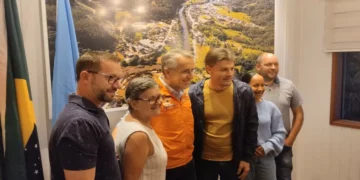 Benedito Novo recebe visita de Secretário da Defesa Civil para tratar da reconstrução de áreas afetadas pelas chuvas