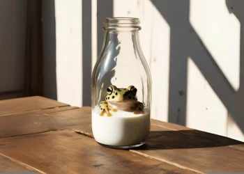 Sabia que sapos eram usados para conservar o leite quando não existiam geladeiras?