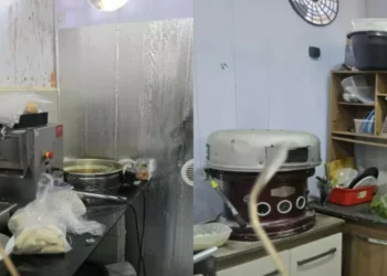 Pai e filha param no hospital com intoxicação alimentar e pizzaria é interditada em Itajaí