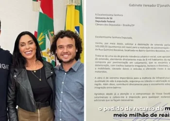 Timbó solicita recurso de R$ 500 mil para pavimentar Rua Quintino
