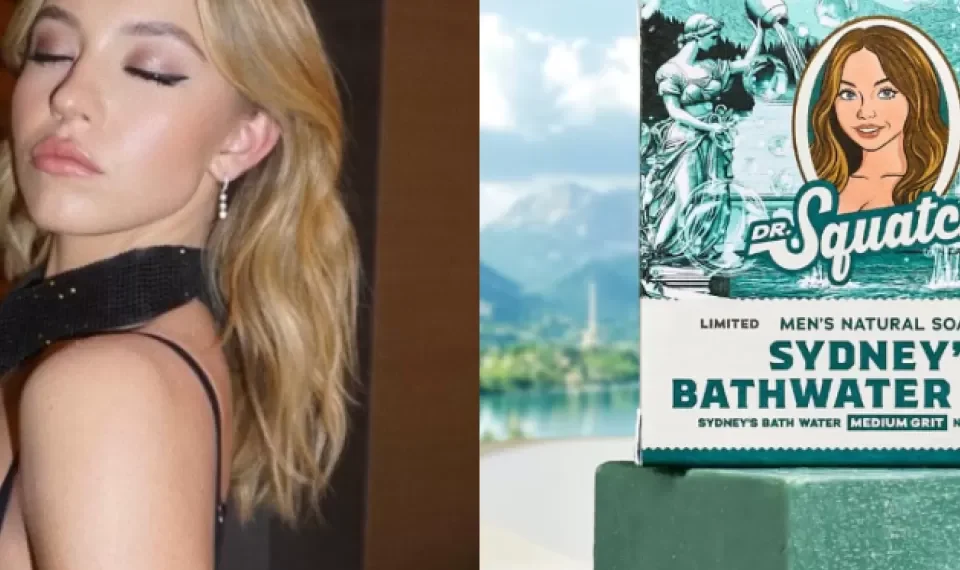 Sydney Sweeney lanza jabón hecho con agua de su propia bañera