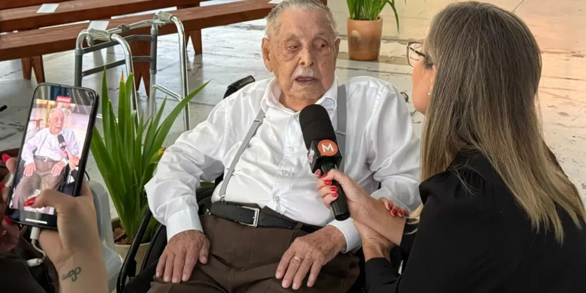 Em Timbó, aos 105 anos, Hugo relembra a angústia de ser sorteado para lutar na guerra