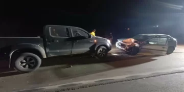 Colisão frontal entre dois veículos envolve 8 pessoas BR-470 em Pouso Redondo