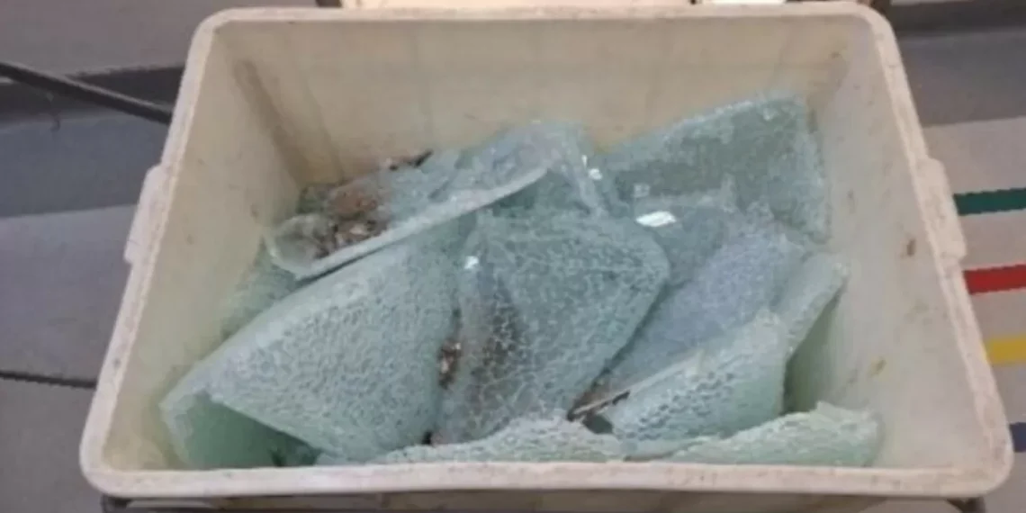 Homem quebra porta de vidro em hospital de Brusque após ter atestado médico negado