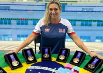 Nadadora de Blumenau conquista 8 medalhas no Mundial Masters em Taiwan