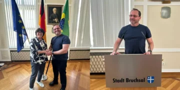 Prefeito de Timbó firma parceria internacional com cidade da Alemanha