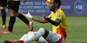 Jhon Jader Durán fue desconvocado de la Selección antes del partido con Argentina