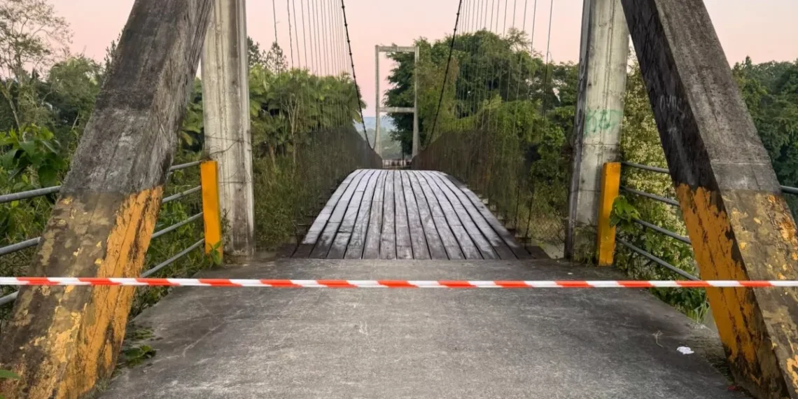 Dois anos após laudo da Defesa Civil, vereador cobra obras na Ponte do Salto, em Blumenau