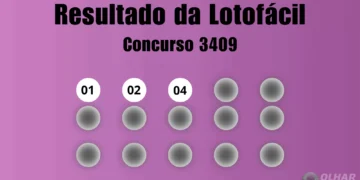 Lotofácil 3409: veja resultado de hoje, quarta-feira (4)