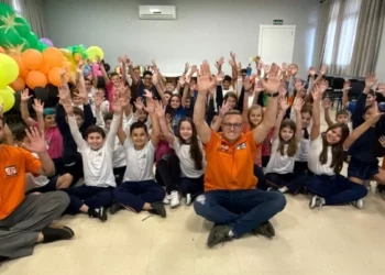 Alunos da Escola Erwin Prade participam de projeto educativo da Defesa Civil em Timbó