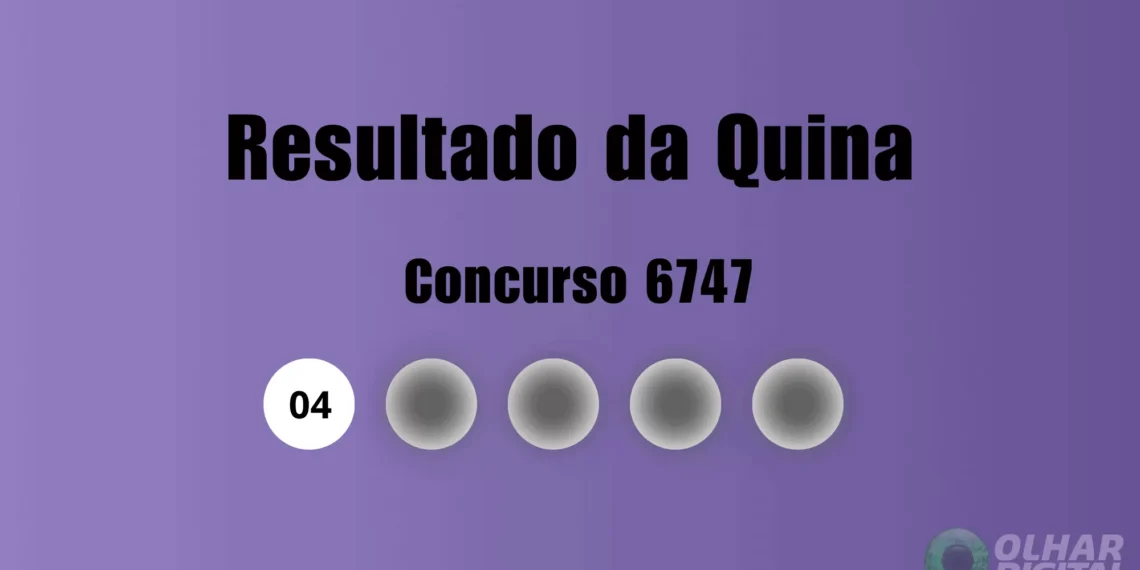 Quina 6747: veja resultado de hoje, quarta-feira (4)